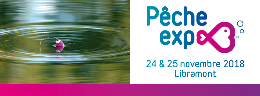 Rejoignez-nous au salon Pêche Expo les 24 & 25 novembre 2018 à Libramont
